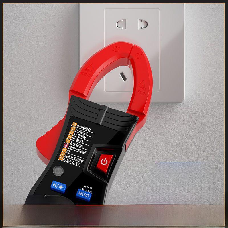High Precision Digital Clamp Meter, Auto-Ranging Multimeter with Current, Voltage and Resistance Tester