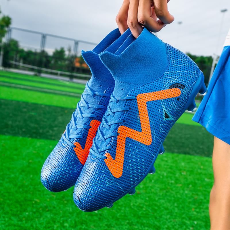 Футбольные бутсы 35-45 Футбольные бутсы унисекс с длинными ногтями Высокоэластичные носки Профессиональный искусственный капитан Спорт на открытом воздухе Детские футбольные бутсы