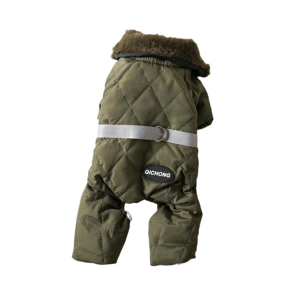 Winter pet clothes thickened warm mountaineering clothes windbreaker dog pet clothing autumn and winter