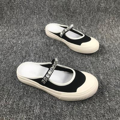 Модные женские туфли на плоской подошве из холста с кристаллами и круглым носком, женские серебряные лоферы, туфли на платформе для пар, женские туфли на плоской подошве для студентов, размер 35-40