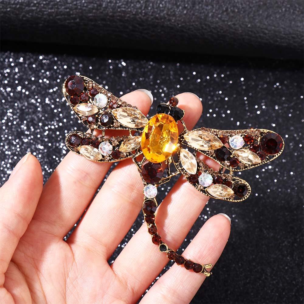 Sense Sweater Coat Collar Pin Clothes Accessories Korean Style Badge Dragonfly Brooch Women Brooch