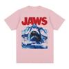 Jaws Vintage T-shirt Shark Movie Streetwear Fashion Cotton Men T Shirt New Tee Tshirt Womens Tops