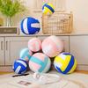 Simulation Volleyball Plush Toys Soft Stuffed Volleyball Doll Ball Sleep Huggable Pillow Creative Home Decor Birthday Gift