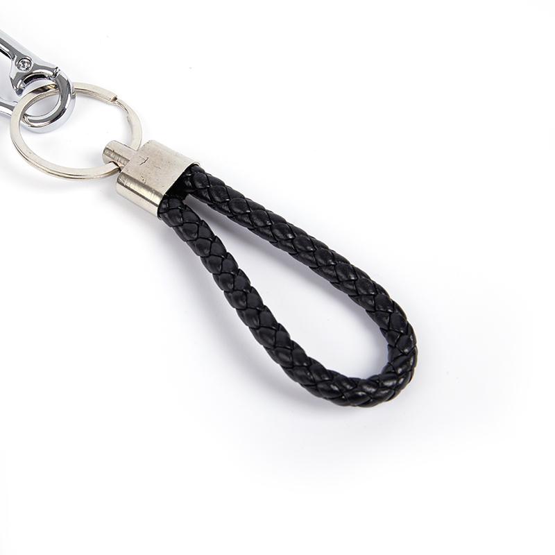 Braided Pendant Keychain Gift For Husband High Car Key Ring Anti Lost Number