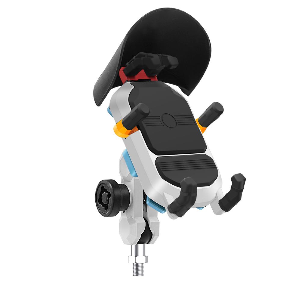 Motorcycle Phone Mount Holder Waterproof Motorcycle Cell Phone Holder Anti-theft 360° Rotation M10
