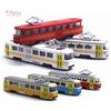 NO.KK Classic Train Tram Diecast Pull Back Model with LED Music Developmental Kids Toy