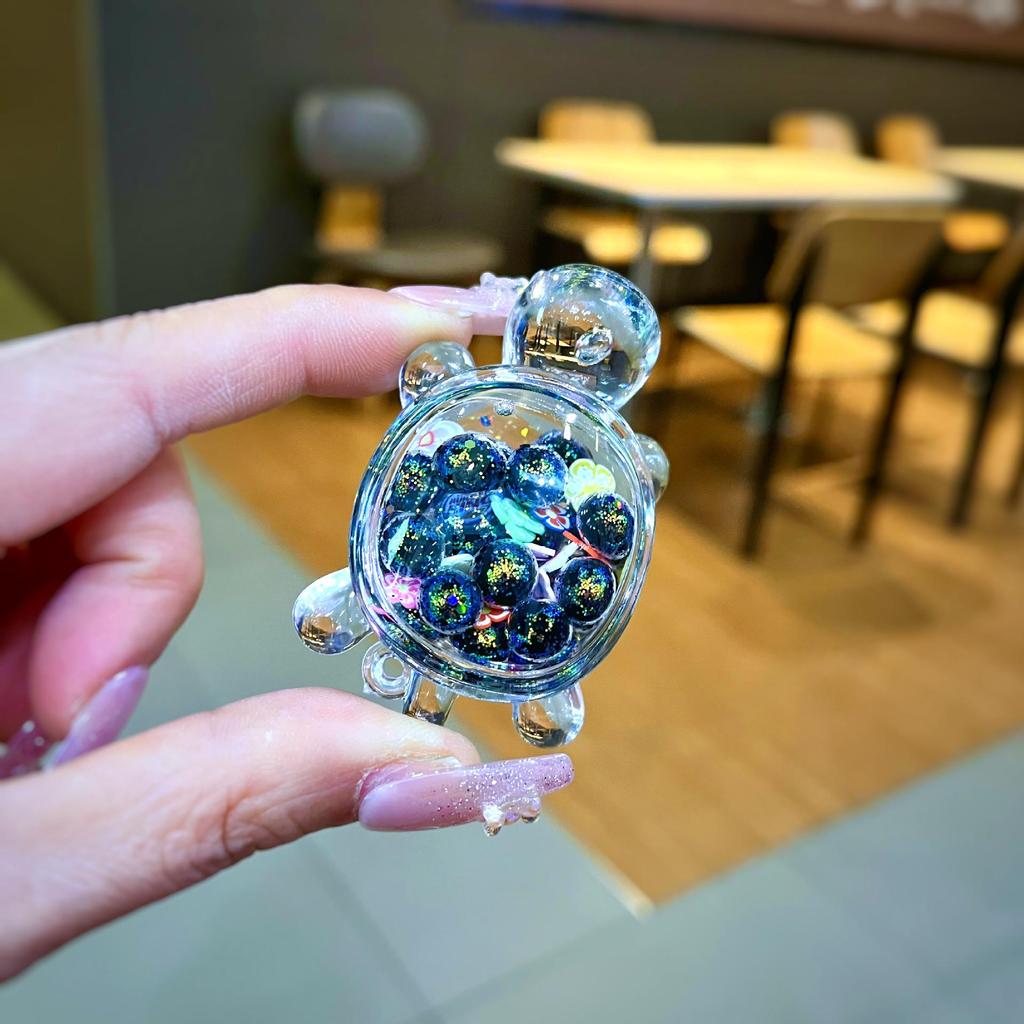 Светящаяся фигурка черепахи в виде зыбучего песка, подставка для украшений в закрытой коробке.