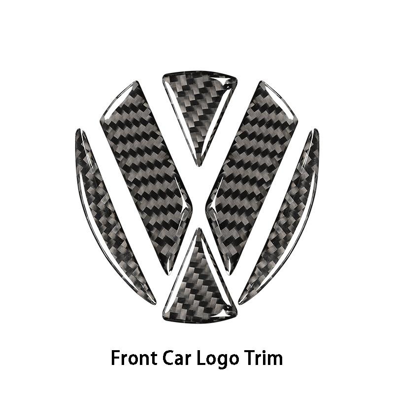 Углеродное волокно, центр управления, воздуховыпускное отверстие, внутренняя отделка, наклейка, украшение, стильные аксессуары для автомобиля Volkswagen Golf 7