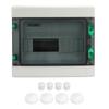 Power Distribution Box Outdoor IP65 Waterproof 12 Way Circuit Breaker PV Combiner Box ABS with Din