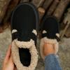 Fashion Snow Boots Winter Wear Outside Thick Sole Cotton Shoes  Plush Thicken Keep Warm Slippers Platform Casual Shoes Outdoor Slippers