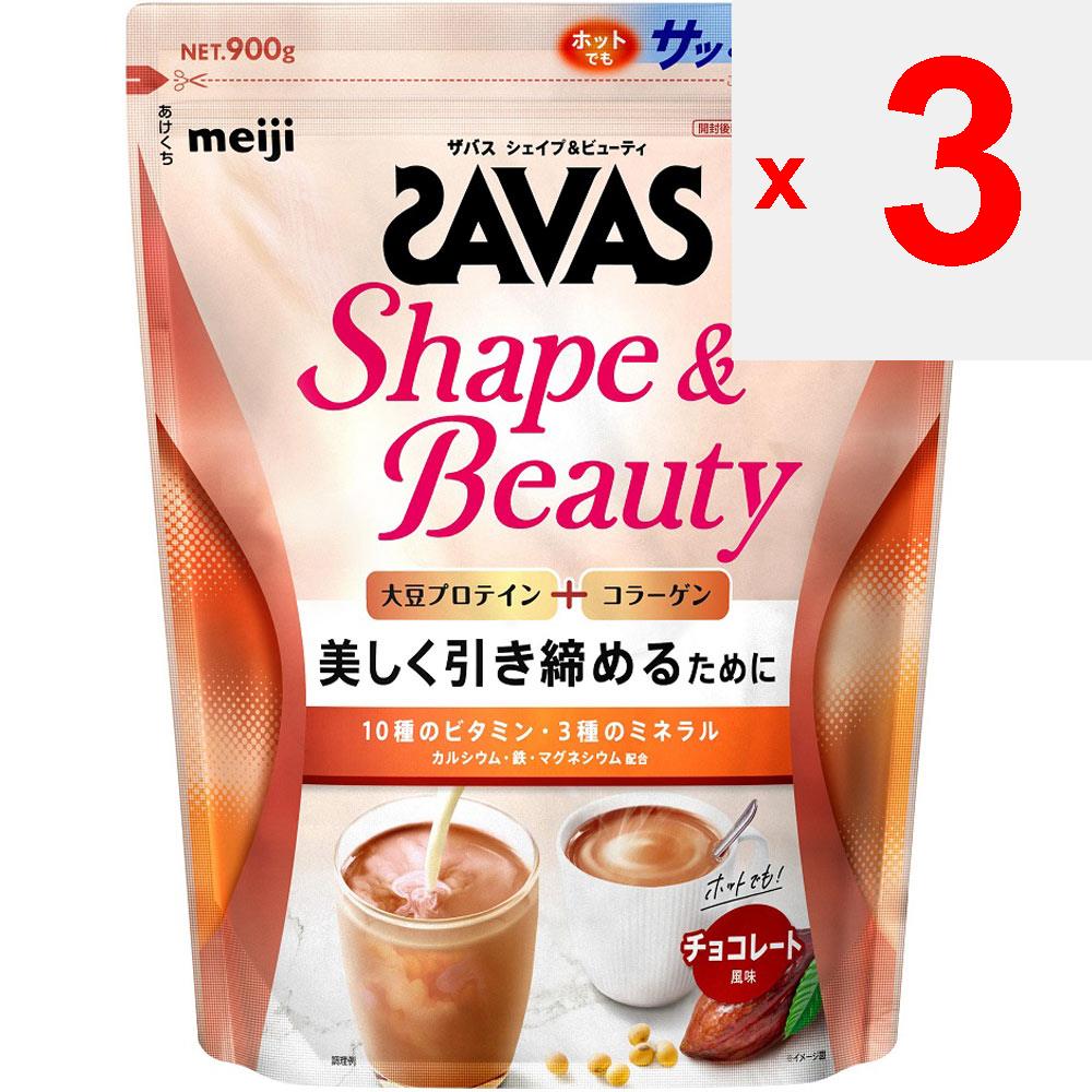 MEIJI Zavas Four Woman Shape & Beauty со вкусом шоколада 900 г ZABAS Protein ZABAS