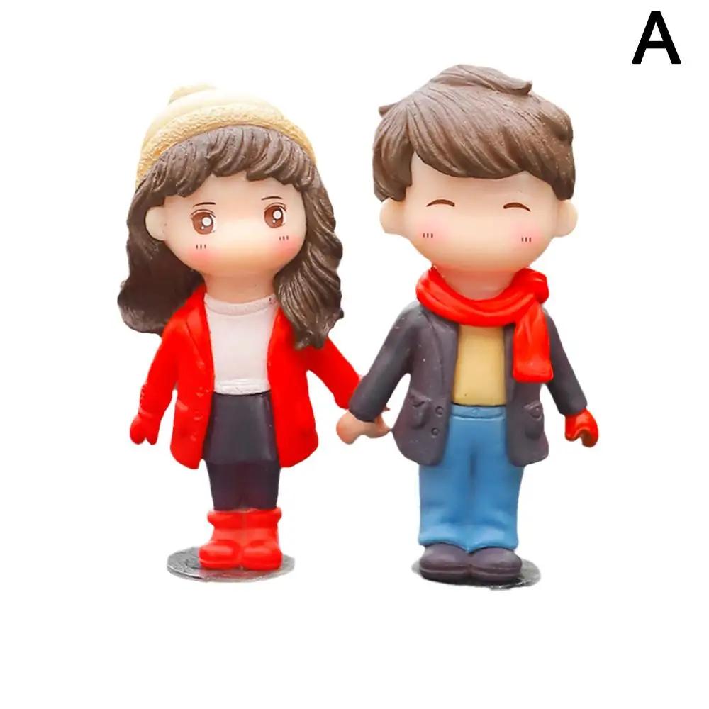 Автомобильные мультяшные пары, украшение для приборной панели, милые пары, фигурка, воздушный шар, аксессуары для приборной панели салона автомобиля для девочек, Gif K8W7