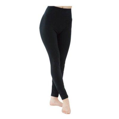 Aura Stone Bath Длинные черные леггинсы, L,