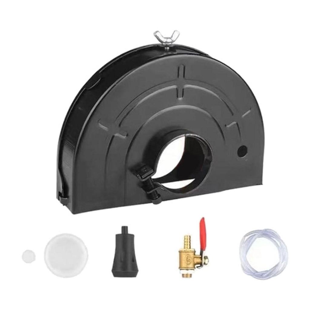 Compact Angle Grinder Shield Set Carbon Steel Dust Shroud Protection Cover for Grinder Metal Work