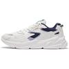 Li Ning Jing Ying Non-Slip Wear-Resistant Low-Top Sports Casual Shoes Men Sneakers White Blue AGLS053-3