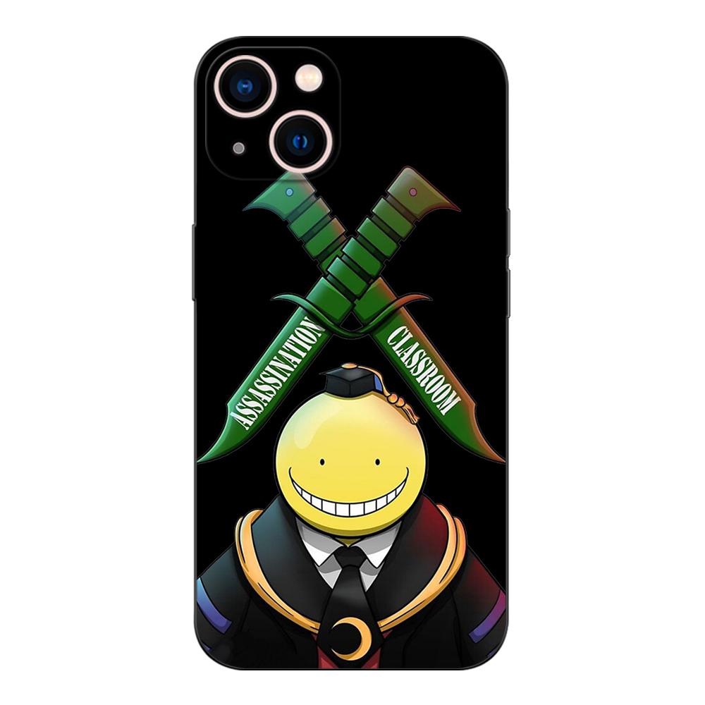 Black Tpu Case For Realme 7i 8i 9 Pro Plus 9i C12 GT Neo2 Narzo 20 30A 50A 50i Assassination Classroom