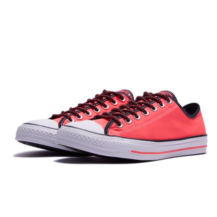 Converse Кеды Chuck Taylor All Star с низким верхом из парусины Унисекс Кеды Розовый Черный 164094C