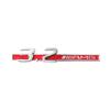 EJG4   1PCS 3D ABS Car Side Fender Emblem Decoration Sticker Auto Modification Accessories for Mercedes Benz 3.2 5.5 6.3 6.5 AMG Badge