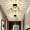 Modern Ceiling Light Crystal Chandelier Flush Mount Lighting for Hallway Bar Kitchen Dining Room Corridor