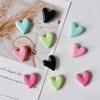 10pcs Morandi Colored Heart Shaped Refrigerator Magnet, Po Message Fixed, Home Decoration