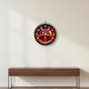 Automotive Rim Wall Clock Silent Mechanism Cool Design Fibreboard Decorative