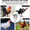 Durable Poultry Restraining Cone Heavy Type Poultry Processing Tool Chicken Cone  Farm Processing
