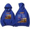 GORILLAZs The Mountain Tour 2026 Hoodies Fashion Long Sleeve Hooded Sweatshirt Unisex Streetwear Pocket Soft Men/Women Pullovers