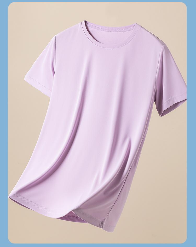 Summer Sunscreen Breathable Moisture Absorbing Casual Short Sleeve T-shirt