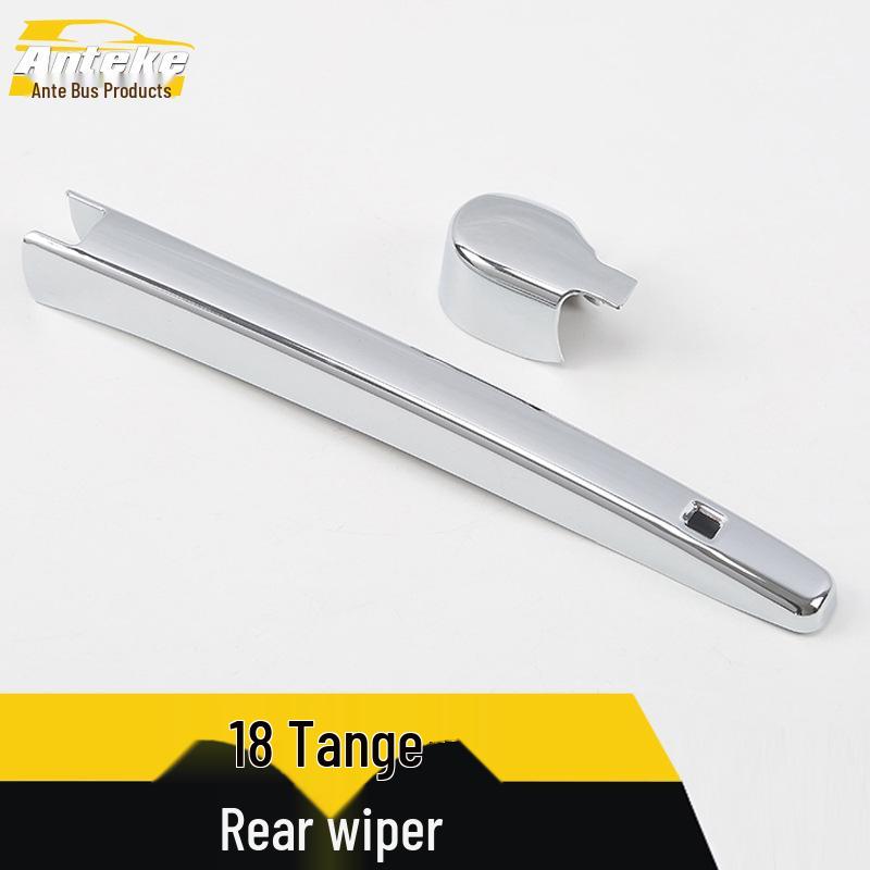 18 T-Roc Rear Wiper Trim Cover: Bright Decorative Accessory