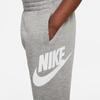 Nike Kids' Apparel Logo Letter Print Fleece Trim Knitted Sweatpants Fall Winter Infant Toddler Dark Gray (Unisex)