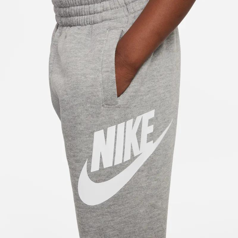 Nike Kids' Apparel Logo Letter Print Fleece Trim Knitted Sweatpants Fall Winter Infant Toddler Dark Gray (Unisex)