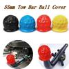4 Color Universal Rubber 55MM Tow Bar Ball Cover Cap Trailer Ball Cover Tow Bar Cap Hitch Trailer Towball Protect Car Accessorie