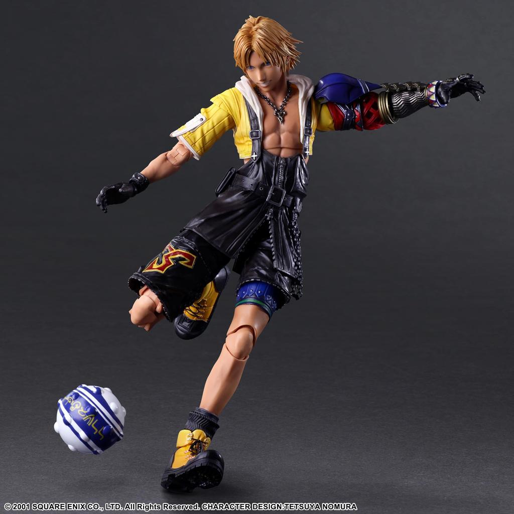 Square Enix Final Fantasy X PLAY ARTS Kai ПВХ окрашенная подвижная фигурка<Tidus>