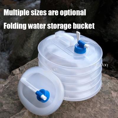 3L-15L Открытый складной мешок для воды Кемпинг Пикник Водные контейнеры питьевая многофункциональная телескопическая бутылка для хранения воды прочная
