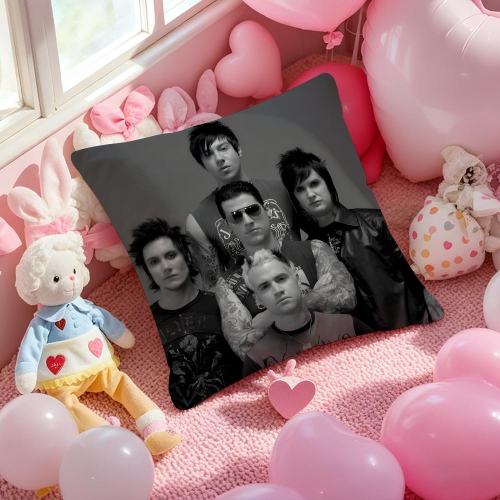Подушка с принтом группы A-Avenged Sevenfold, наволочка для подушки, для гостиной, дивана, декора спальни