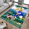 Sonic Tails Adventure Carpet For Playroom Bedroom Living Room Sofa Home Decorkids Game Area Rug Nonslip Floor Mat