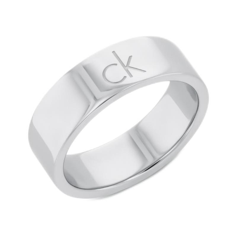 Calvin Klein Простое и элегантное стальное кольцо-трио, одинаковый стиль для мужчин и женщин 23129600 35000794-Трио Кольца для stacking E