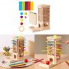 Развивающая деревянная игра в кости с распознаванием цветов для детей и взаимодействия с родителями