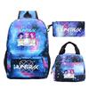 Animation Cartoon Printing Trend Student School Bag Lunch Bag Stationery Pencil Bag Combination Three-Piece Set
