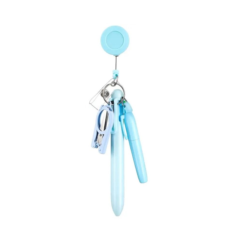 Набор выдвижных ручек для медсестер, вращающиеся бейджи-ролики, модный зажим для бейджа медсестры