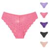 Women's Sexy Solid Color Lace Hip Covering Briefs