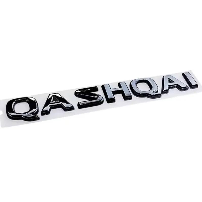 CGANEI1 Глянцевый Черно-Серебристый Эмблема Qashqai для Nissan X-trail Note Juke Sentra Patrol Navara Боковой Задний Значок Название Логотип Наклейка