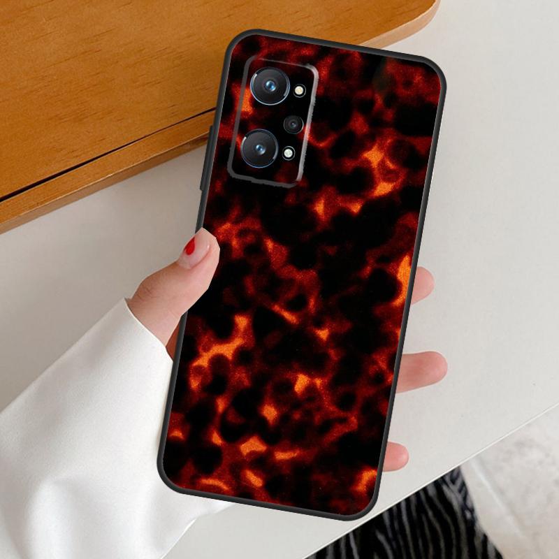 Рисунок "Черепаховый панцирь" Для Realme 15 Pro GT7 GT6 10 11 12 13 14 Pro Plus C67 C63 C61 C55 C51 C53 C35 C75 C65 Чехол