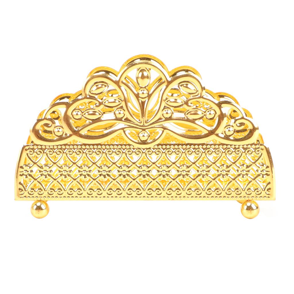 Золотой держатель для салфеток, железный декоративный винтажный диспенсер для бумажных полотенец, декор стола для гостиных, отдыха