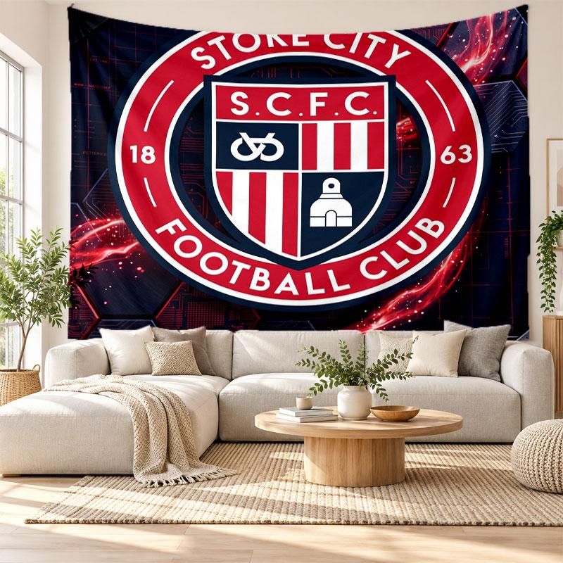 Southampton Football Wall Tapestry, Soft Fabric Wall Hanging, Decorative Backdrop For Bedroom Home Wall Art