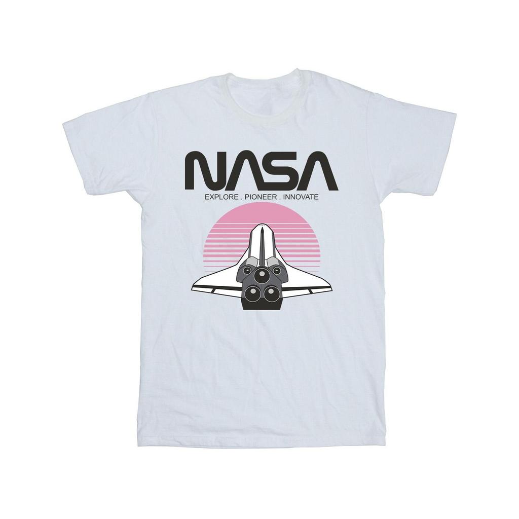 NASA Mens Space Shuttle Sunset T-Shirt