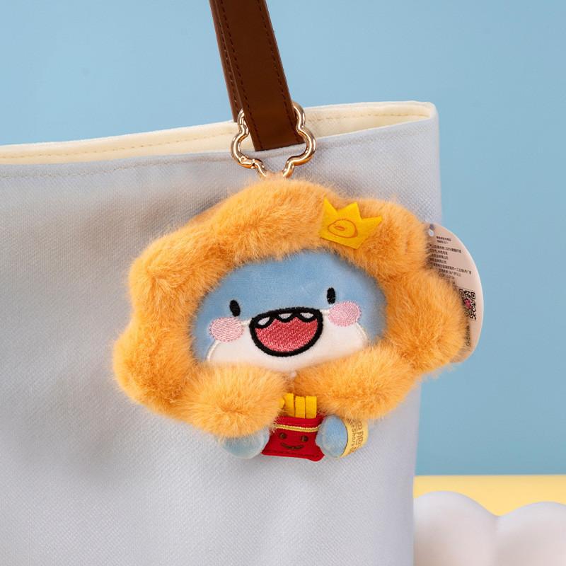 Плюшевый кошелек-подвеска в виде акулы с интерактивным откидным дизайном для подарка детям