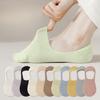 Women's Summer Thin Mesh Breathable Sweat Suction Shallow Mouth Non Slip Non Fall with Invisible Socks