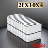 Блок 20x10x4мм Магниты на холодильник imanes para manualidades для холодильника, офиса, DIY