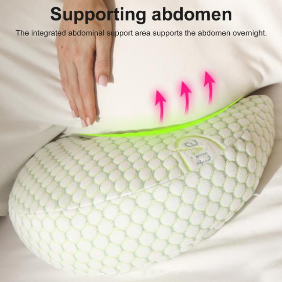 1 Set Pregnancy Pillow Soft Adjustable Detachable U-shaped Pregnant Women Sleeping Waist Pillow Body Cushion Bedding Supplies